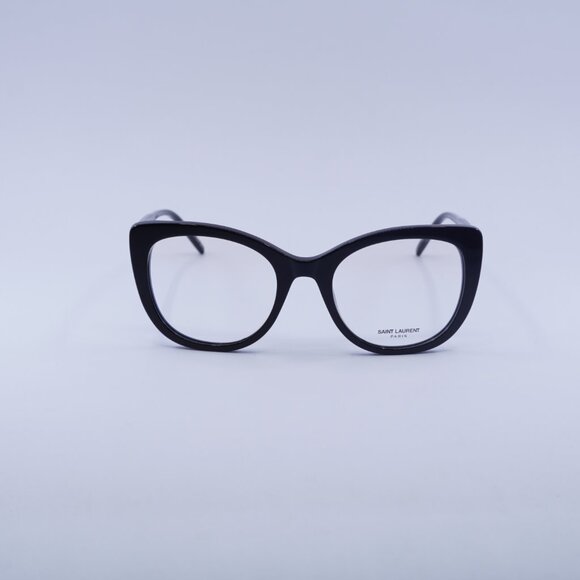 Saint Laurent SL778 001 Eyeglasses Black 55mm Square Frame - Picture 4 of 11